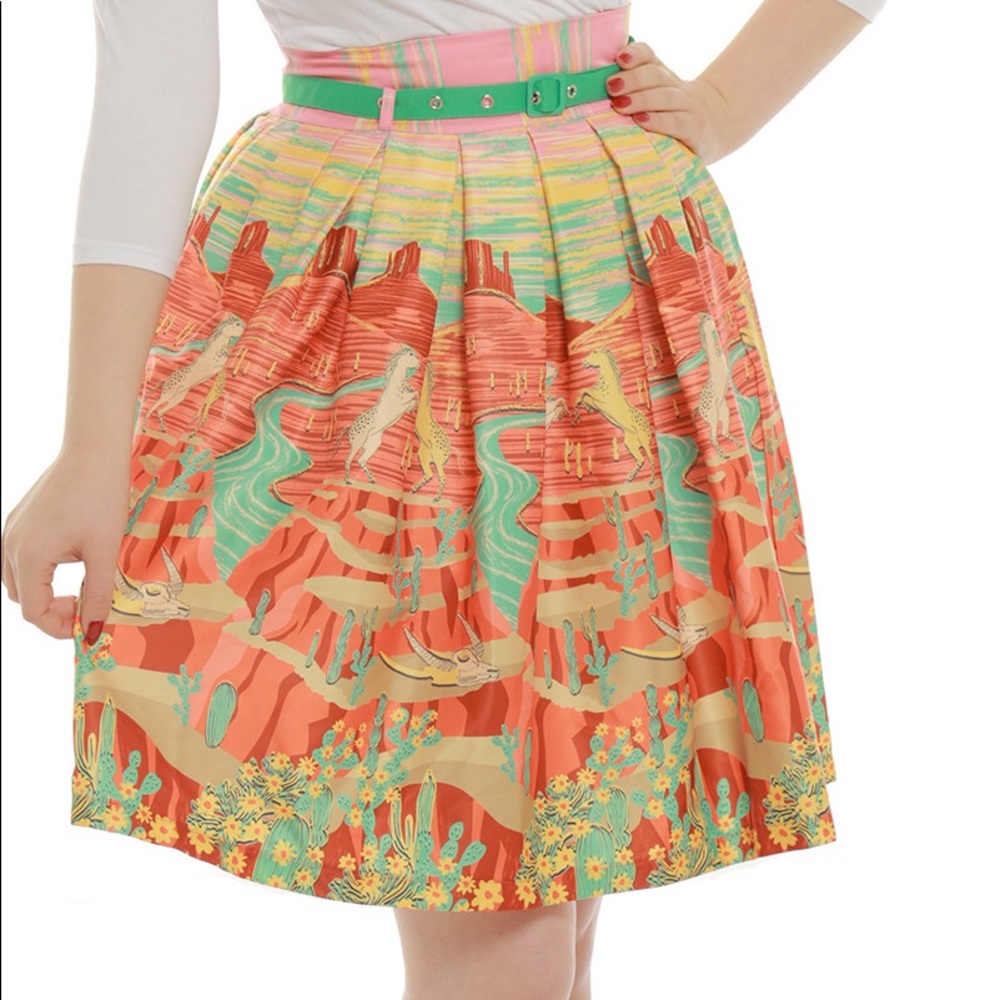 NWT Modcloth Desert print skirt UK 14/US 10